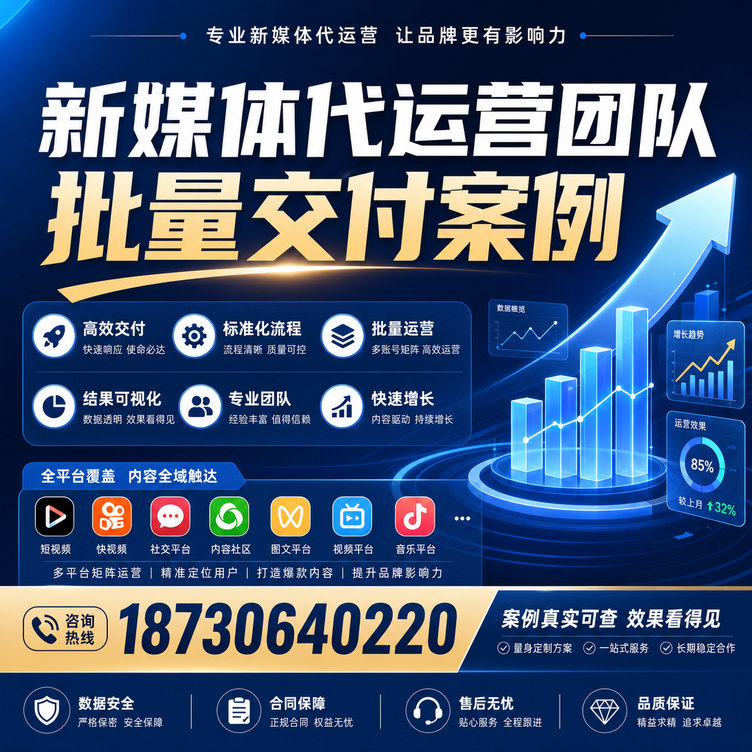 雅安代运营公司多客户账号批量高效交付案例