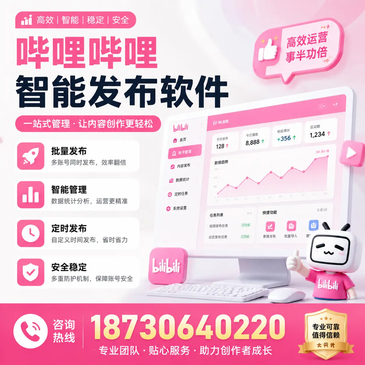 如何评估哔哩哔哩智能发布软件的ROI?雅安 企业必读